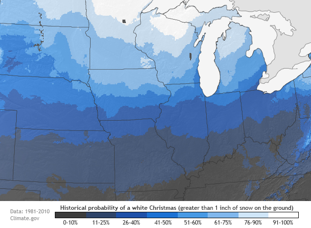 Is a White Christmas in North Iowa Possible in 2025?