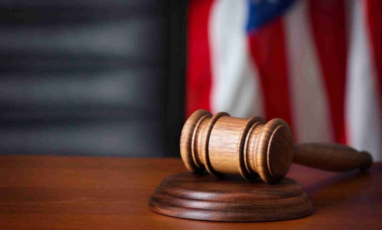 Court Gavel on desk