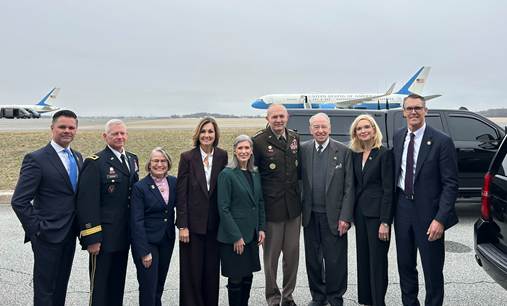 Iowa Delegation Attends the Solemn Dignified Transfer of Fallen Soldiers