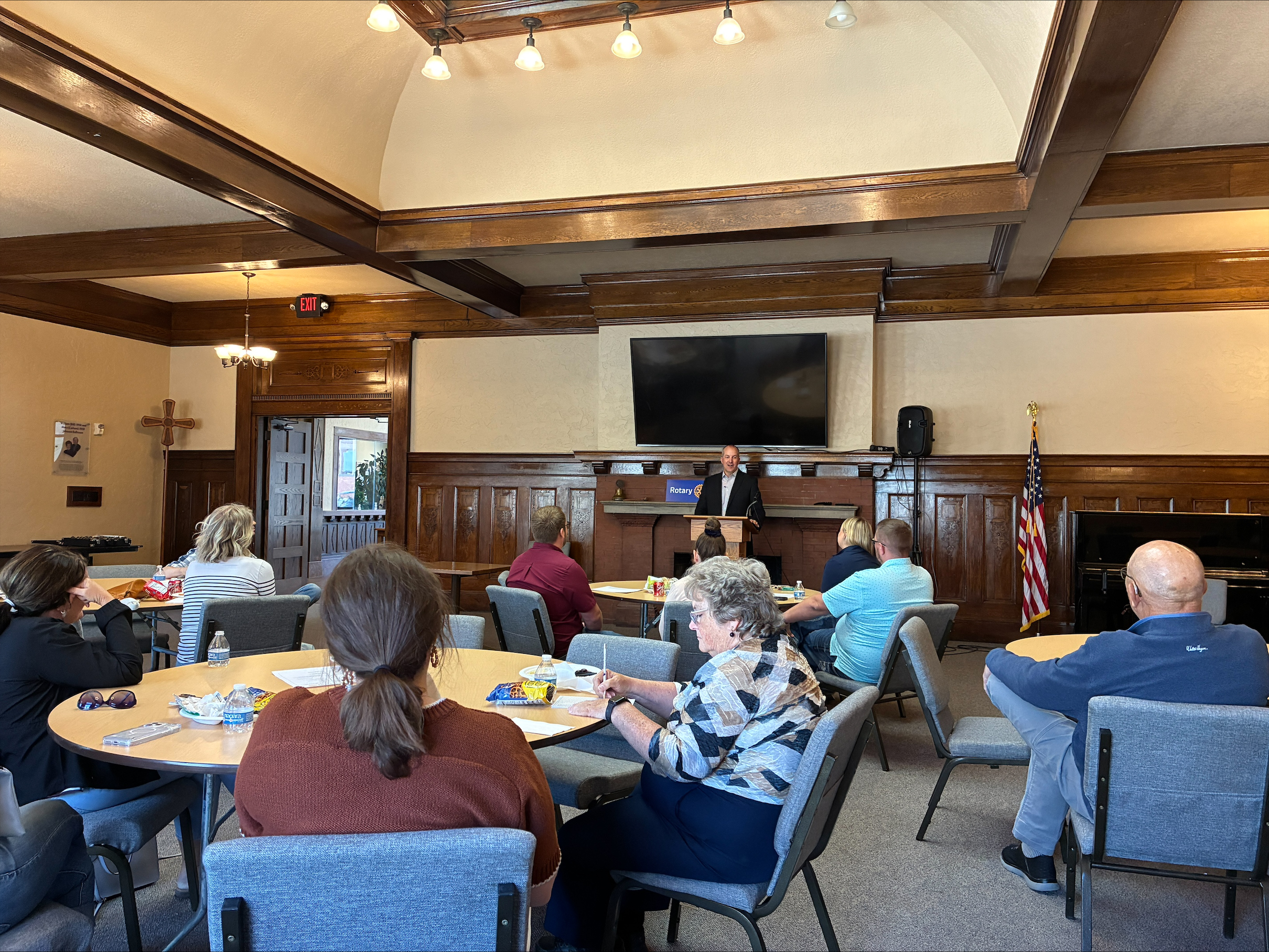 Iowa Secretary of Agriculture Mike Naig Visits North Iowa, Addresses Farm Economy and Rural Health