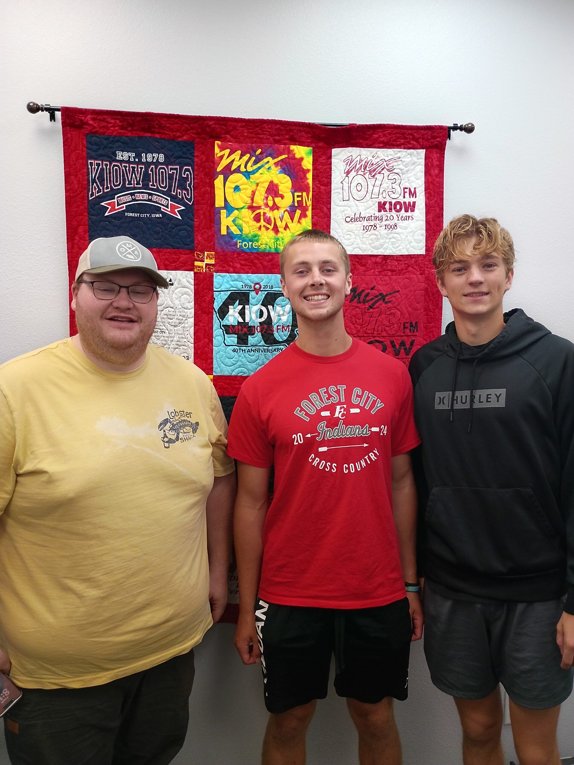 “Rotary on the Radio” w/Forest City Rotary Club President Zarren Egesdal & RYLA atendees Cooper Blaser & Ezra Thompson/Friday August 28th